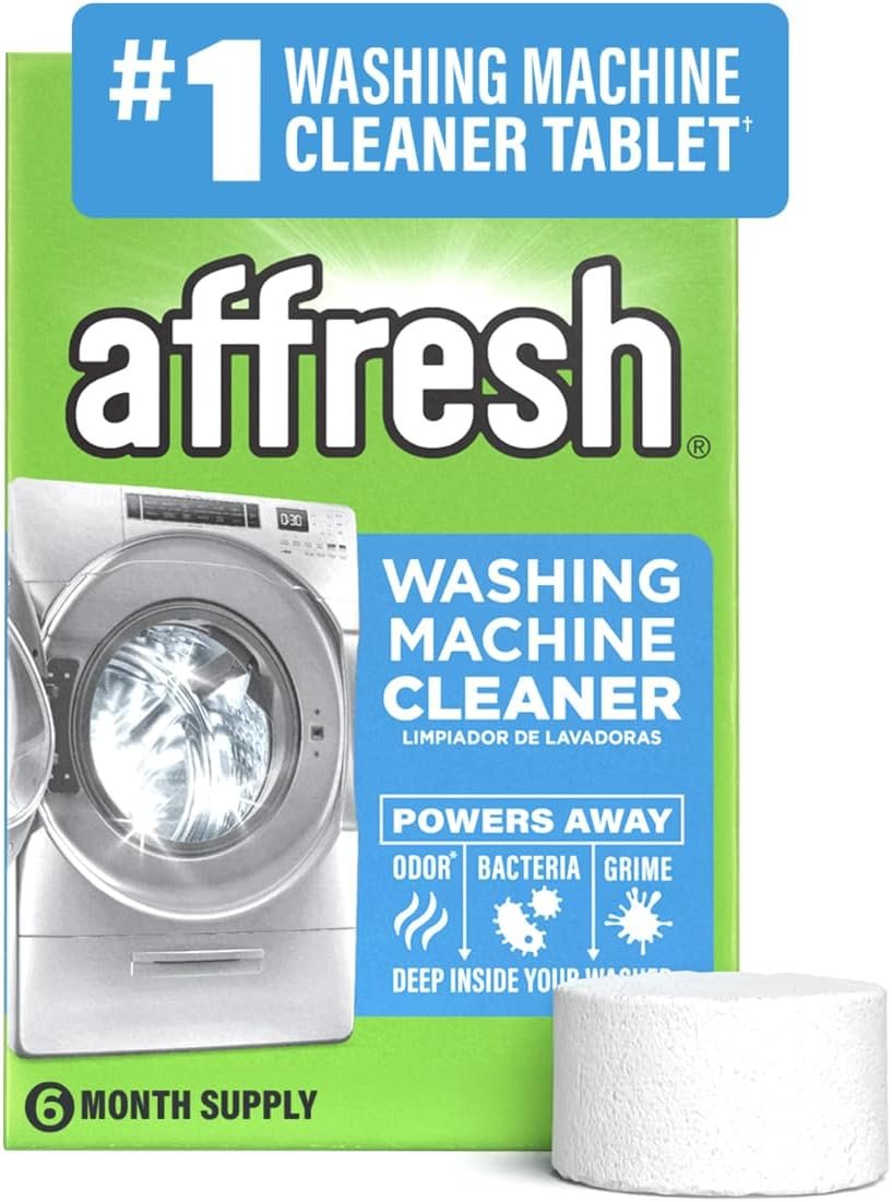 Affresh Washing Machine Cleaner, Helps Power Away Odor Causing Bacteria & Grime Deep Inside Pump, Valve & Hoses